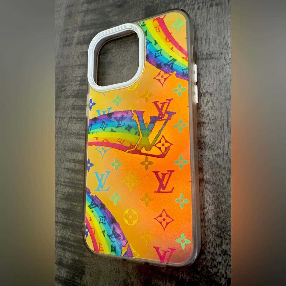 S.L. Fashions Colorful Rainbow Phone Case